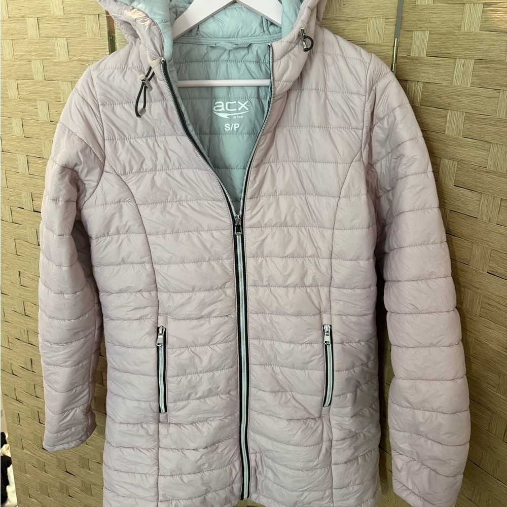 ACX Light Pink Quilted Jacket
